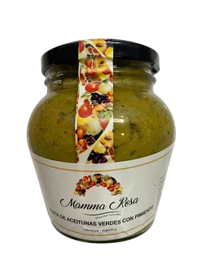 Pasta de Aceitunas Verdes c/Aji picante 320gr